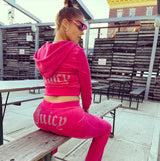 Luna – Women’s Velour Tracksuit | Two-Piece Hoodie & Pants Set