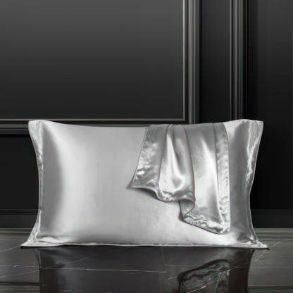 Luxurious Silk Pillowcase for Hair – 100% Silk with Tencel Underside, Elegant Design-3