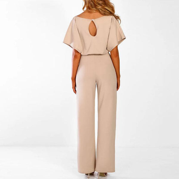 Mira – Chic Belted Women's Jumpsuit