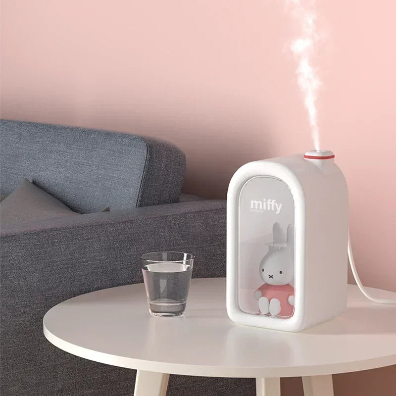 MiffyMist – Cute & Compact USB Humidifier with Night Light for Bedroom & Home