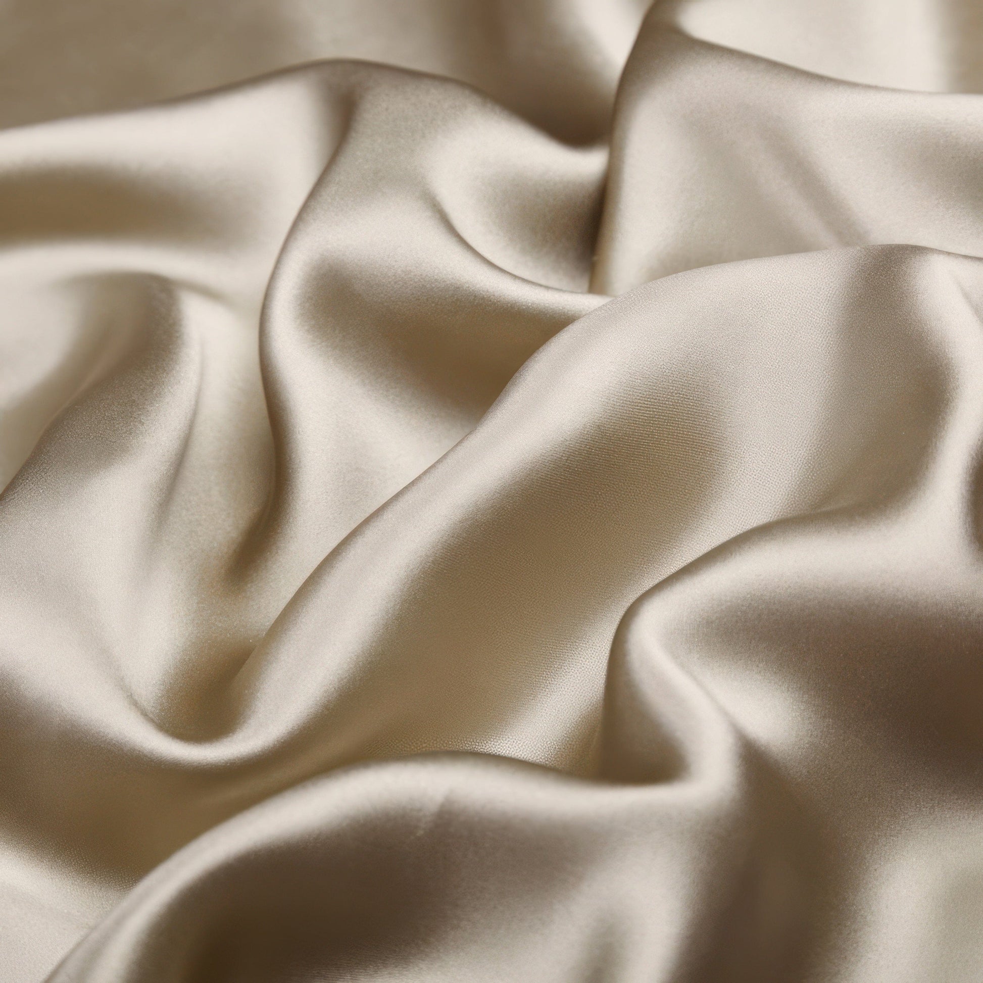 Luxurious Silk Pillowcase for Hair and Skin Care - Best Silk Pillow Case, Smooth Tencel Underside, Elegant Beige-5