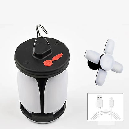 LumaGlow – Solar-Powered LED Lantern with 6 Light Modes & 4500mAh Power Bank