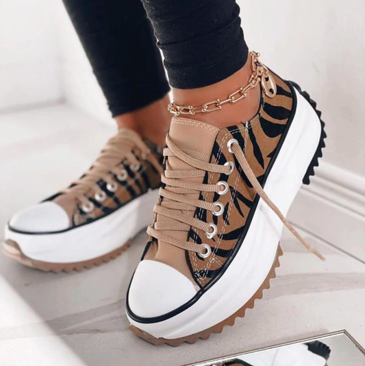 Brenda - Women's Trendy Chunky Sole Sneakers
