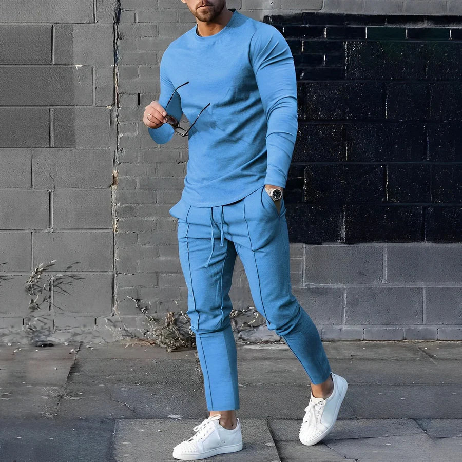 Variant image for Adrianus - Men's Shorts and T-Shirt Set, Lightweight and Stylish Comfort-11