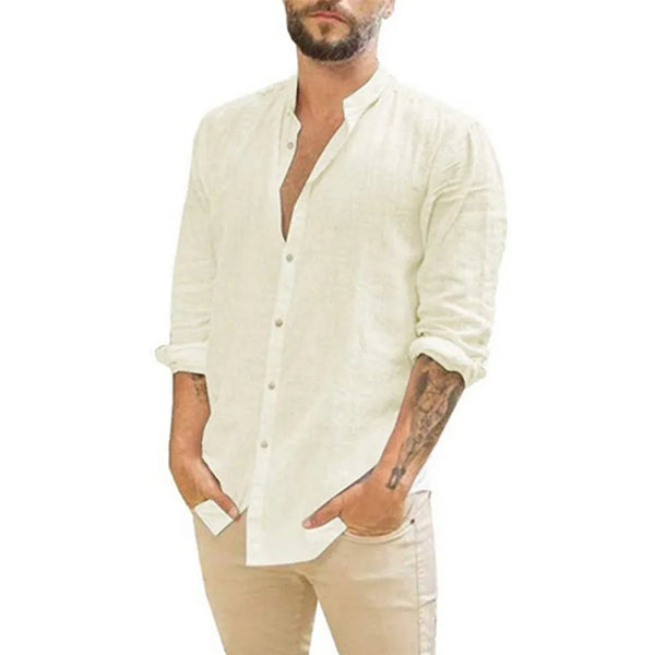 Men's Relaxed Linen Shirt