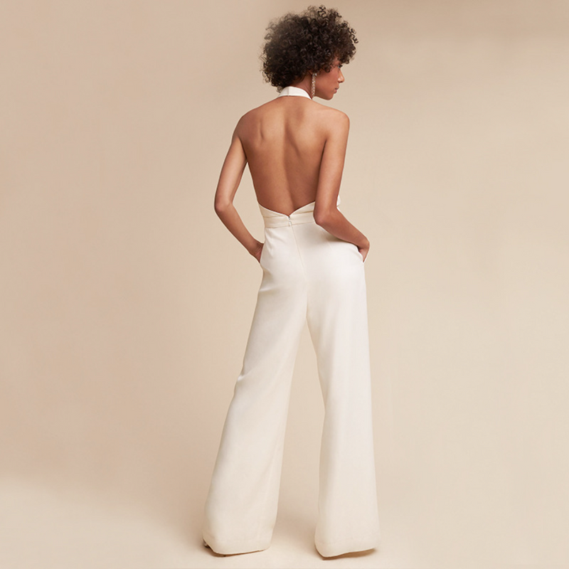 Luna – Chic Wide‑Leg Women's Jumpsuit