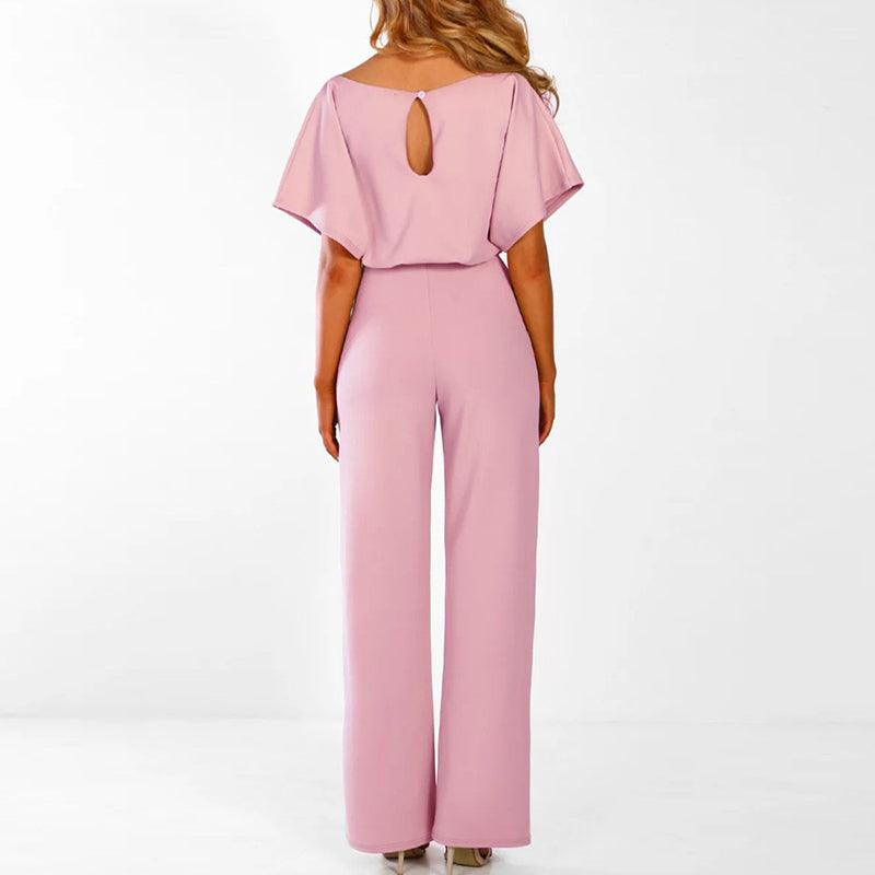 Mira – Chic Belted Women's Jumpsuit