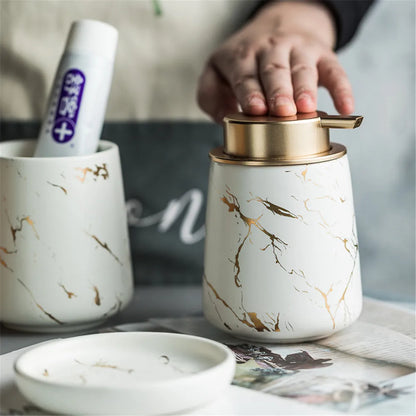 Nordica – Marble Bathroom Accessory Set with Minimalist Design