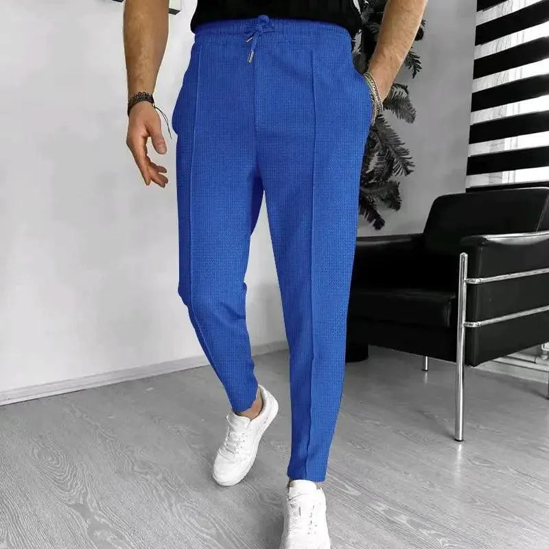 Textured Slim Tapered Men's Jogger Pants