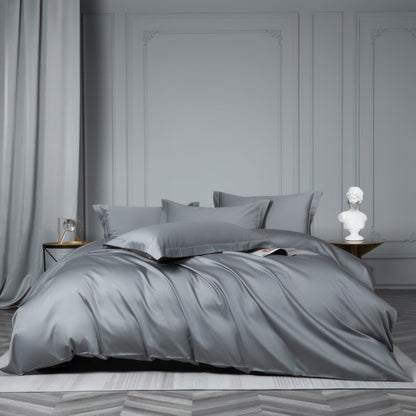 Variant image for Luxe Grey Bedding Set - 100% Egyptian Cotton, 1000 Thread Count Duvet Covers-1