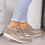 Casual Women’s Sneakers with Zip