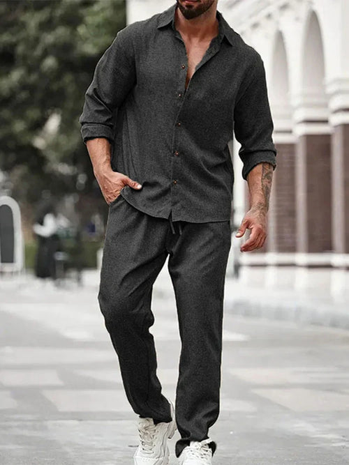 Variant image for Ezro - Two-Piece Casual Suit for Men & Women - Soft Breathable Fabric-1