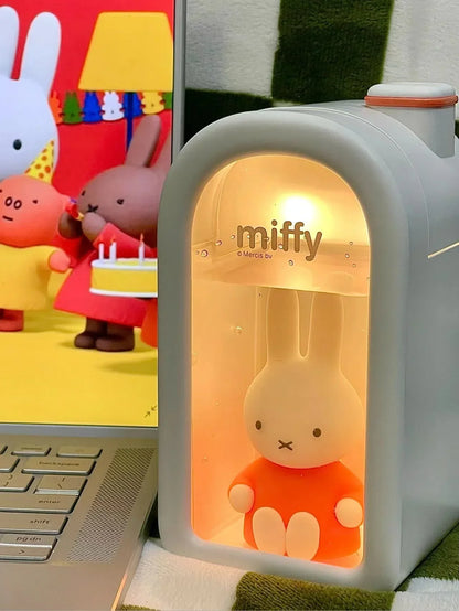 MiffyMist – Cute & Compact USB Humidifier with Night Light for Bedroom & Home