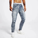 Rocco - Men's Slim Fit Moto Jeans