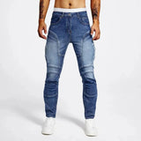 Rocco - Men's Slim Fit Moto Jeans
