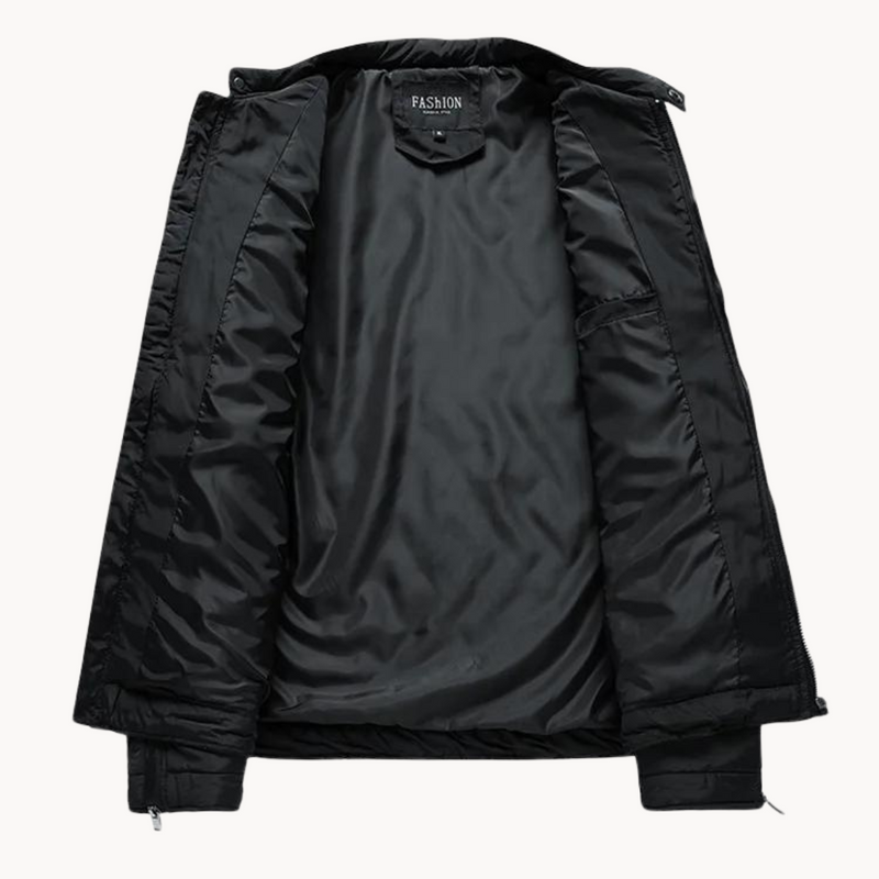 Dario – Men’s Quilted Jacket with Diamond Stitch Design