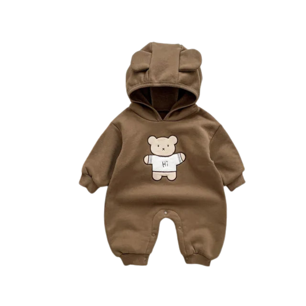 CUDDLES - Warm Baby Bear Winter Overall