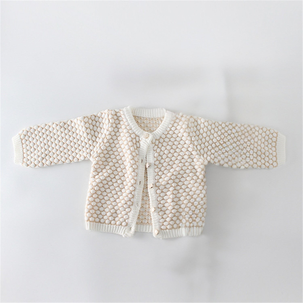 ZaraBaby - Cozy Cotton Cardigan & Romper Set