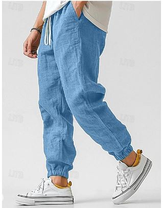 Steffen | Men's cargo pants made of linen and cotton 1