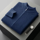Elvero – Wool Blend Men's Zipped Cardigan