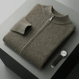 Elvero – Wool Blend Men's Zipped Cardigan