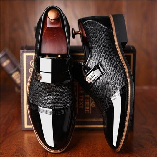 Stylish shiny men's shoes - Hudson 0