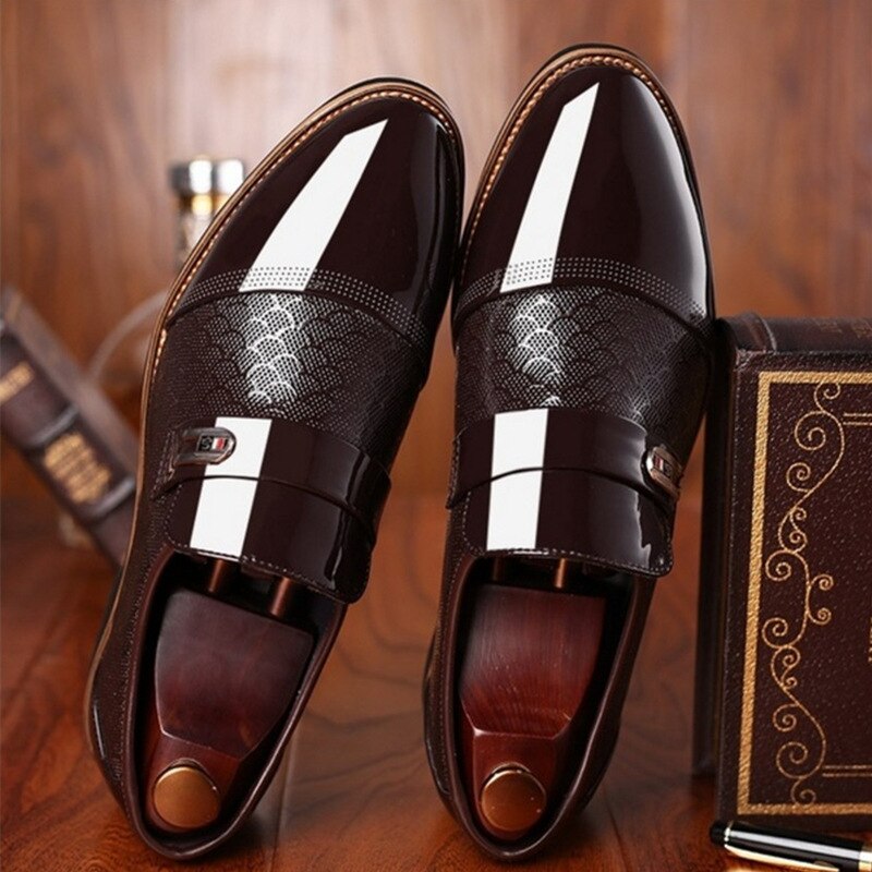 Stylish shiny men's shoes - Hudson 2