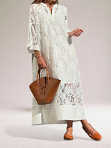 Susanne | Luxurious long lace dress 2