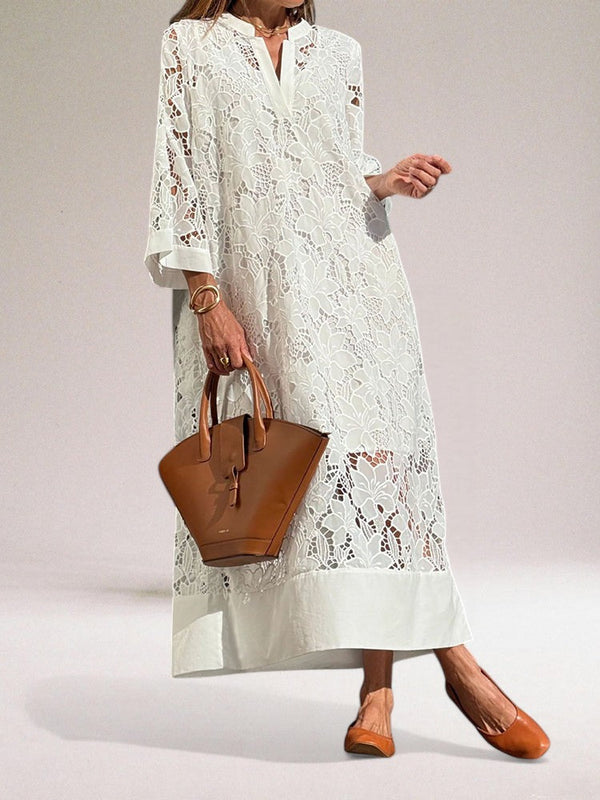 Susanne | Luxurious long lace dress 2