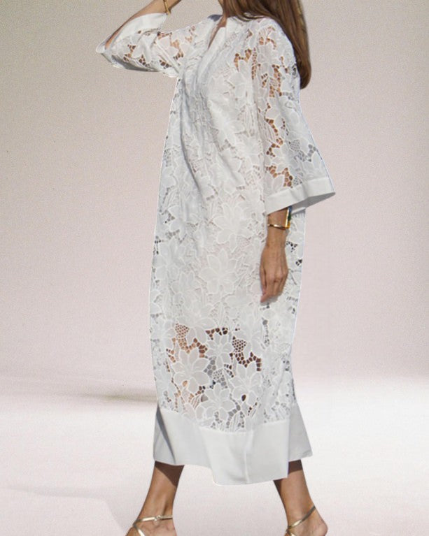 Susanne | Luxurious long lace dress 4