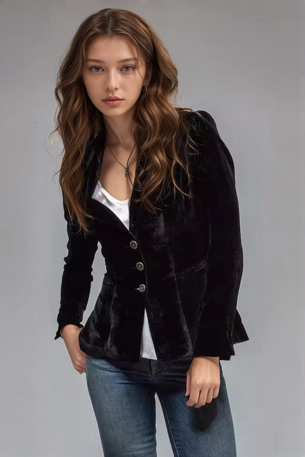Lina – Slim Fit Retro Women's Blazer