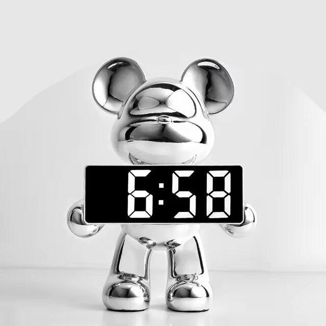 Variant image for Urbanglow - Digital Alarm Clock with Unique Teddy Bear Design & Clear Display-1