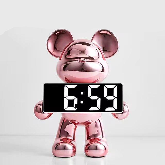 Variant image for Urbanglow - Digital Alarm Clock with Unique Teddy Bear Design & Clear Display-3