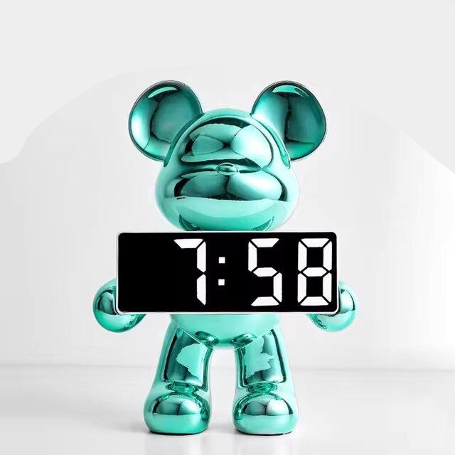 Variant image for Urbanglow - Digital Alarm Clock with Unique Teddy Bear Design & Clear Display-4