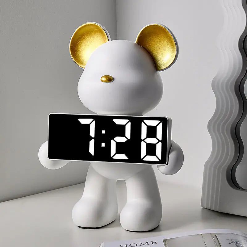 Variant image for Urbanglow - Digital Alarm Clock with Unique Teddy Bear Design & Clear Display-5