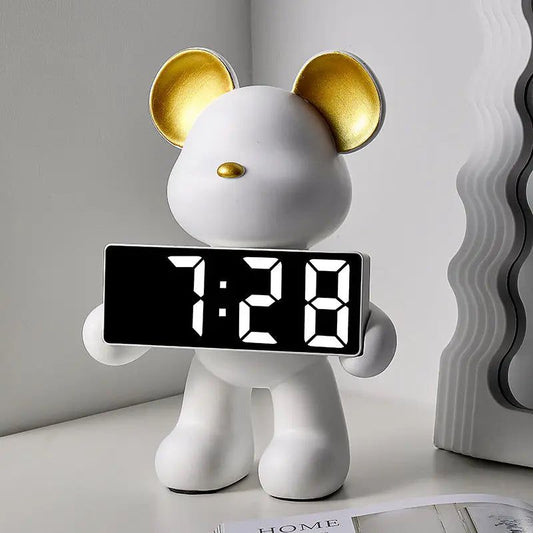 Variant image for Urbanglow - Digital Alarm Clock with Unique Teddy Bear Design & Clear Display-5