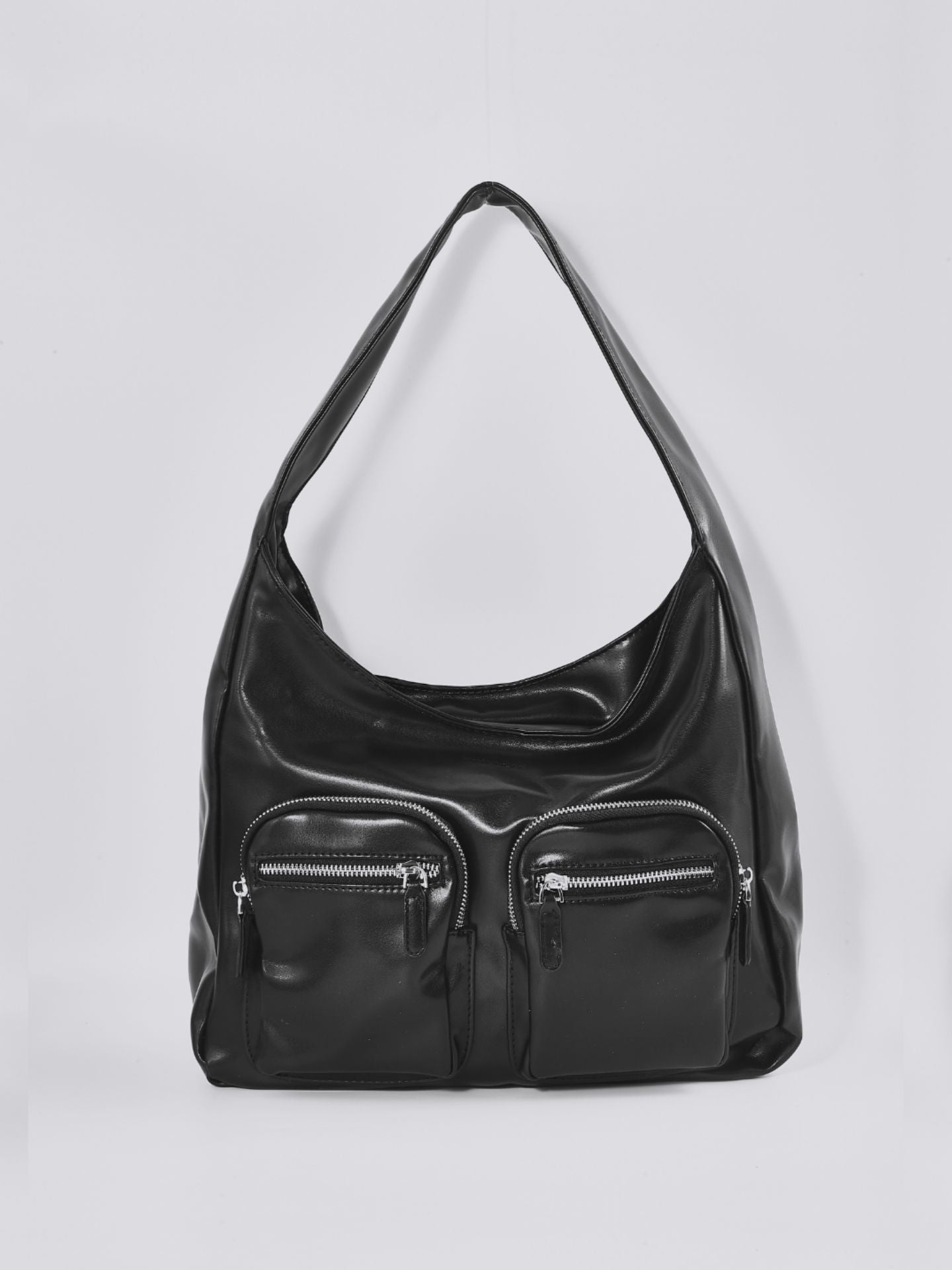 Vera – Vegan Leather Shoulder Bag with Dual Pockets