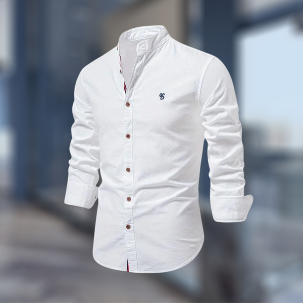 Men's Casual long-sleeve Polo Shirt