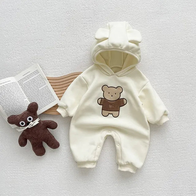 CUDDLES - Warm Baby Bear Winter Overall