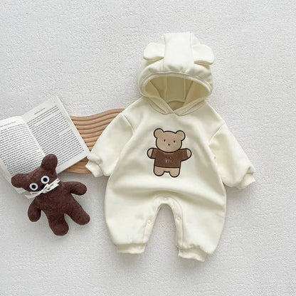 CUDDLES - Warm Baby Bear Winter Overall