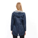Women's Waterproof Trench Coat with Hood