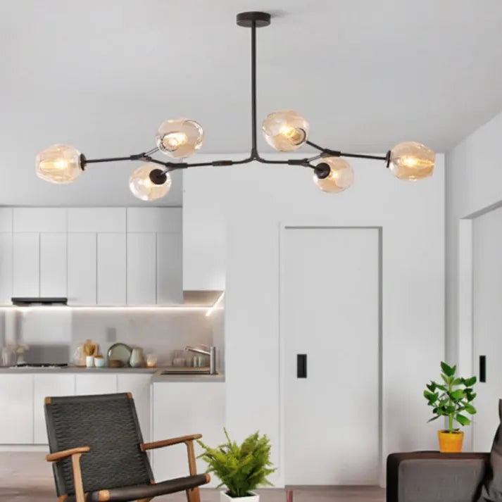 StellaLume - Modern Glass Chandelier