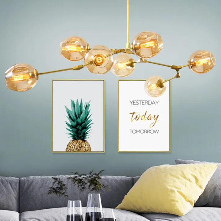 StellaLume - Modern Glass Chandelier