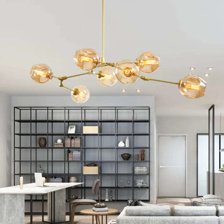 StellaLume - Modern Glass Chandelier
