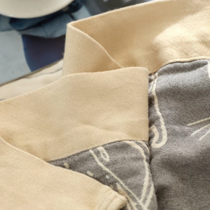 Cozy Cat Blanket - Reversible 100% Cotton Throw with Adorable Cat Patterns