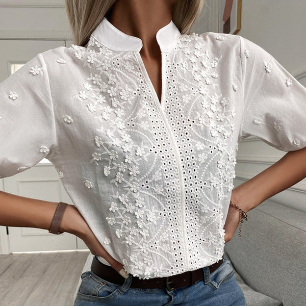 Aspen – Lightweight Cotton Blend Women's Blouse