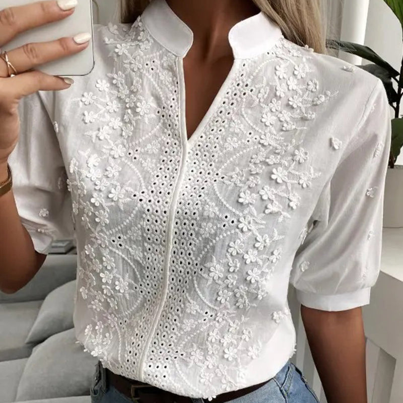 Aspen – Lightweight Cotton Blend Women's Blouse