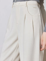 Mila – Wide Pleated Women's Corduroy Pants