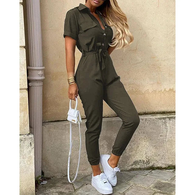 Tailed jumpsuit with adjustable waistband 3