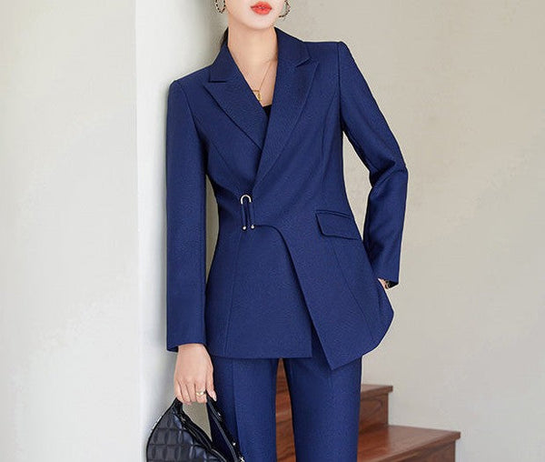 Women’s Blazer – Tailored Fit – Classic Lapels – Formal Wear 0